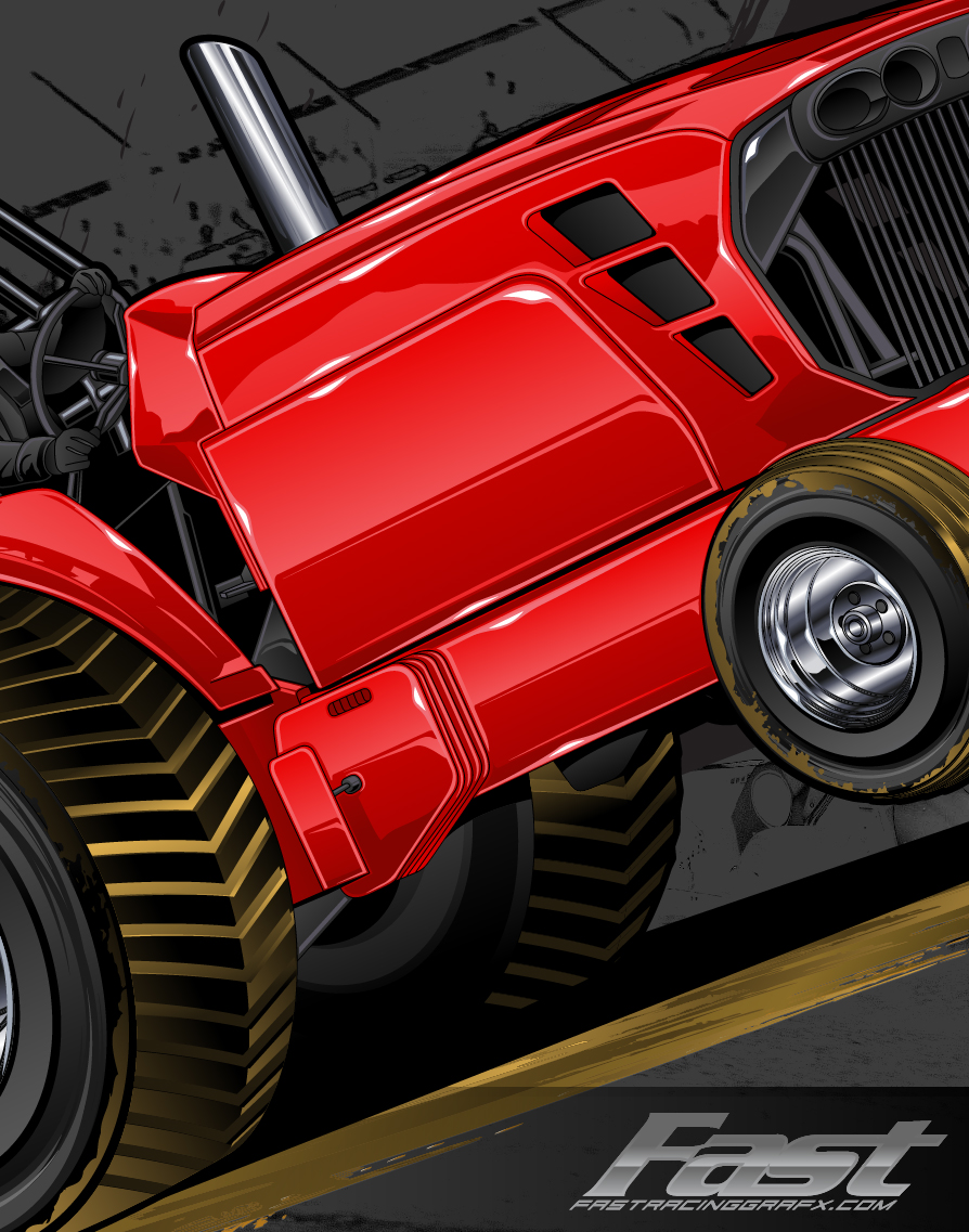 Tractor Pulling Graphics Tractor Pulling #2 | Fast Racing Grafx