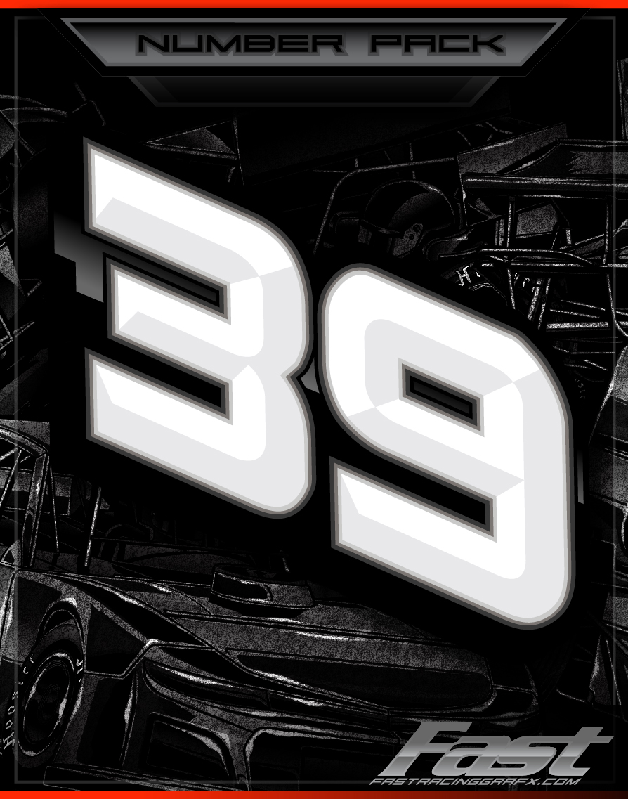 Number Pack #39 | Fast Racing Grafx