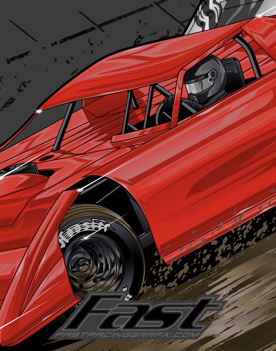 Dirt Late Model #59 | Fast Racing Grafx